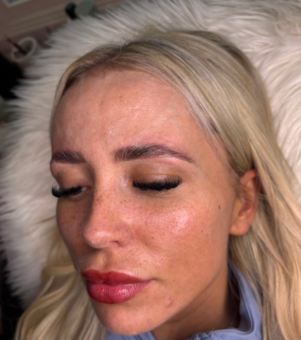 Client brow transformation by The Missy Edit